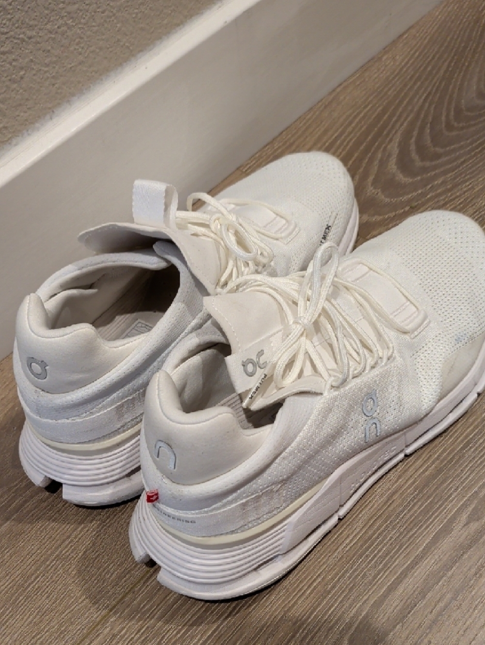 On Running White Athletic Shoes - Picture 2 of 3